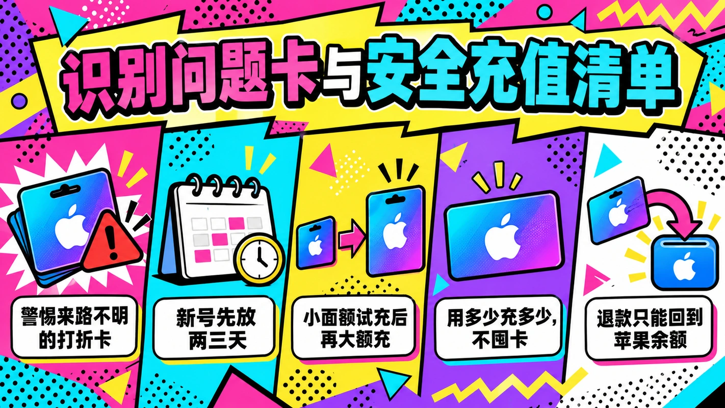 识别问题卡与安全充值清单