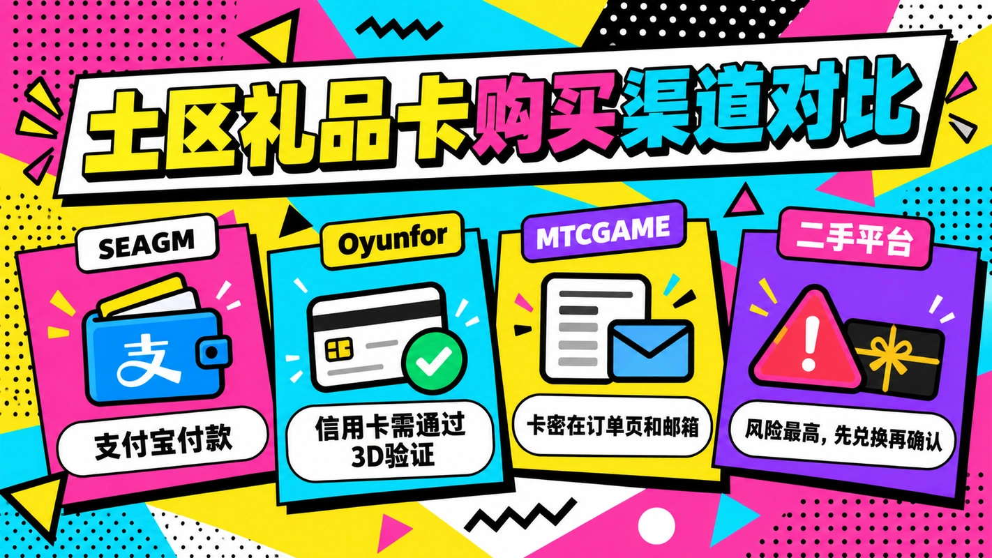 土区礼品卡购买渠道对比